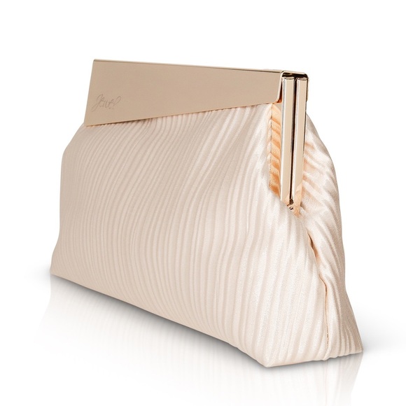 Badgley Mischka Jewel Haven Textural Satin Asymmetric Frame NWT - Picture 2 of 6